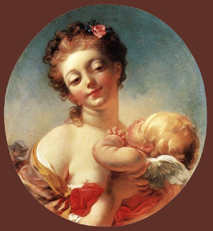 Jean Honore Fragonard Venus and Cupid Sweden oil painting art